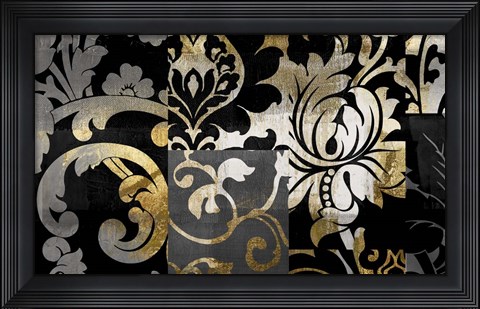 Framed Damask Defined Print