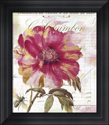 Framed Le Pink Gold Print