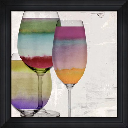 Framed Cafe Prism I Print