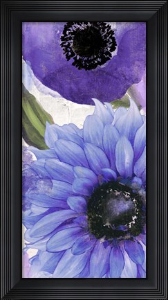 Framed Blue then Yellow I Print