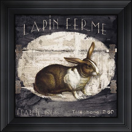 Framed Campagne I Print