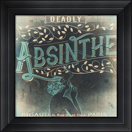 Framed Absinthe Print