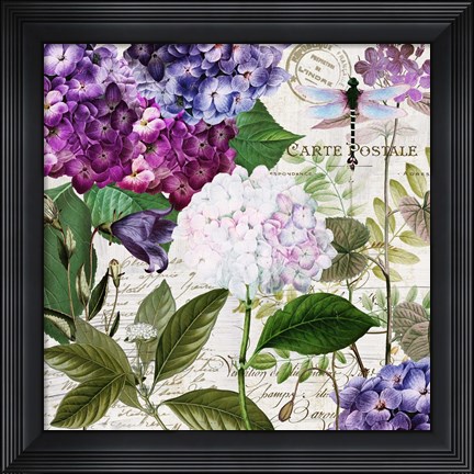 Framed Garden Glow I Print