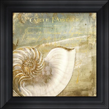 Framed Golden Sea I Print