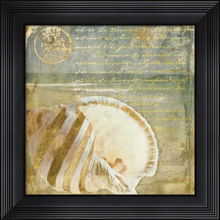 Framed Golden Sea II Print