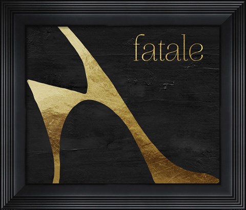 Framed Femme Fatale I Print