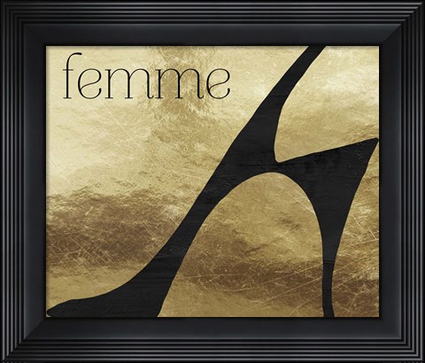 Framed Femme Fatale II Print