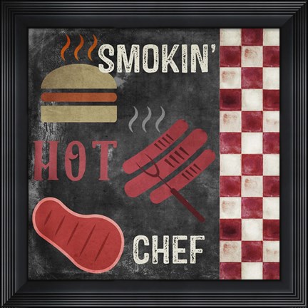 Framed Texas BBQ 3 Print