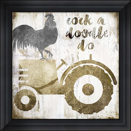 Framed Fresh-Dairy II Print