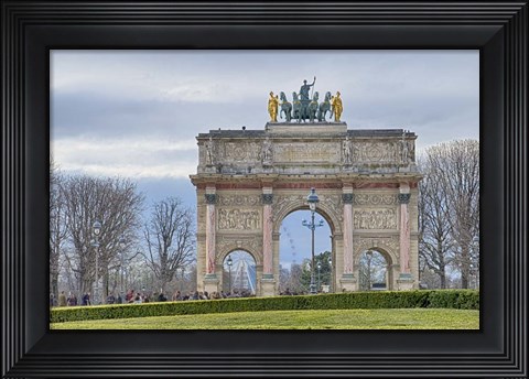 Framed Arc de Triomphe du Carroussel Print