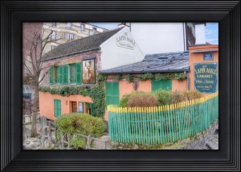 Framed Au Lapin Agile I Print