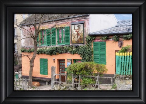 Framed Au Lapin Agile III Print