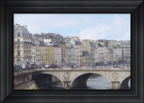 Framed Center of Paris Print