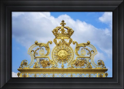 Framed Golden Gate Of The Palace Of Versailles II Print
