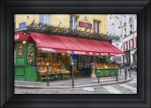 Framed Green Grocer In Paris Print