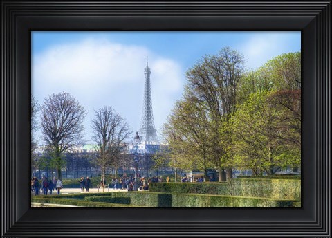 Framed Jardin des Tuileries Print