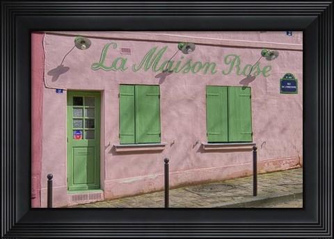 Framed La Maison Rose Print