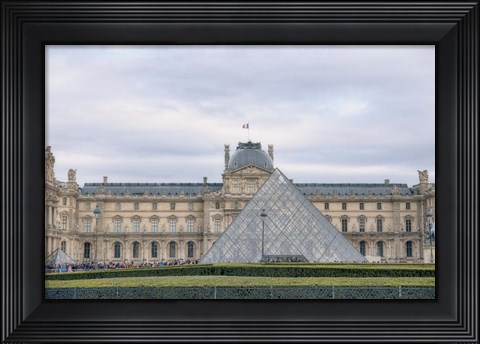 Framed Louvre Palace And Pyramid I Print