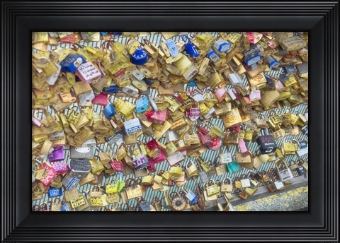 Framed Love Locks Print