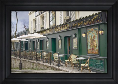 Framed Montmartre Cabaret Print