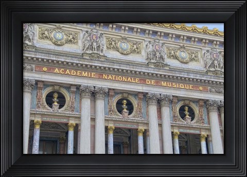 Framed Opera Garnier Detail II Print