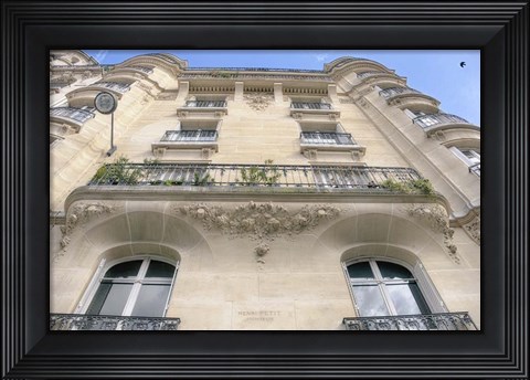 Framed Paris Facade I Print