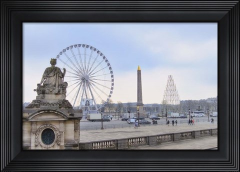Framed Place de la Concorde Print
