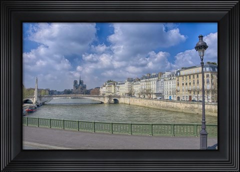 Framed River Seine Print
