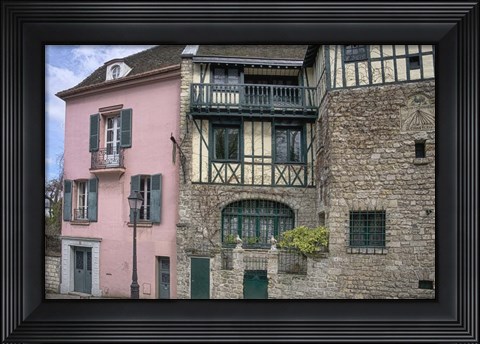 Framed Rue de L&#39;Abreuvoir II Print