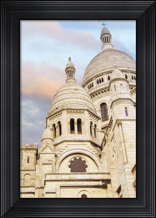 Framed Sacre-Coeur At Sunset Print
