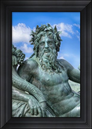 Framed Statue The Loire Print