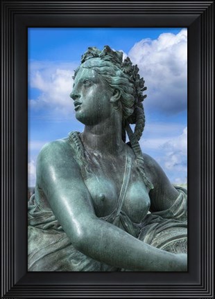 Framed Statue The Loiret Print