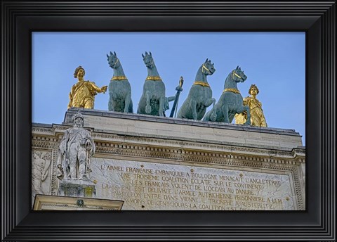 Framed Triumphal Chariot Print