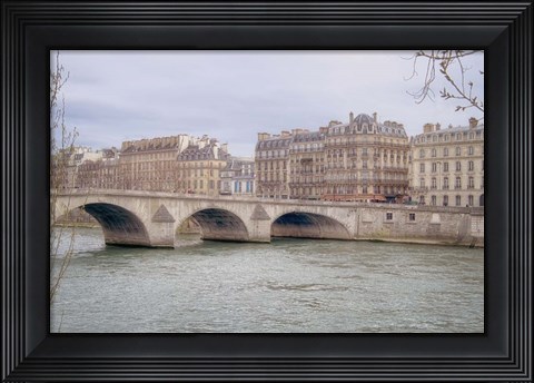 Framed View Over The Seine Print