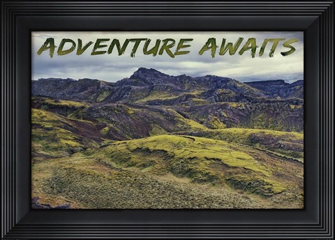 Framed Adventure Awaits Print