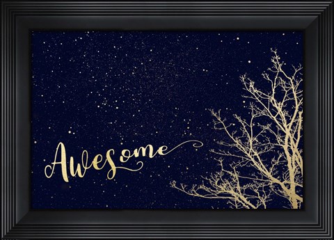 Framed Awesome Print