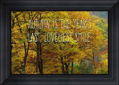 Framed Loveliest Smile Print