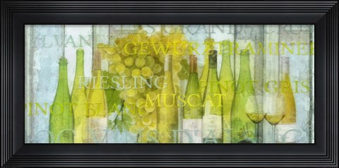 Framed Alsace Wine Print