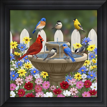 Framed Colors of Spring Print