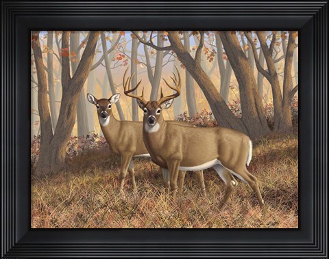 Framed Fall Flame Print