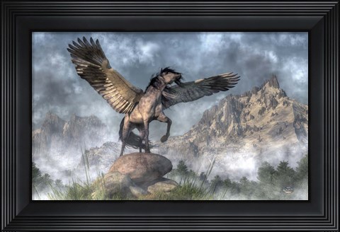 Framed Pegasus Print