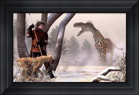 Framed Questing Beast Print