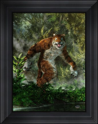 Framed Weretiger Print