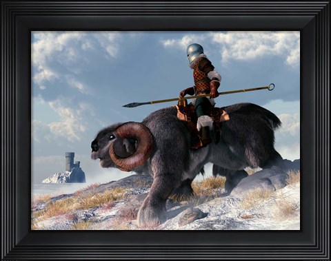 Framed Winter Warrior Print