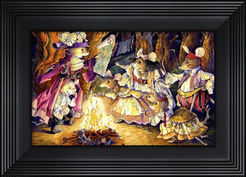 Framed Gypsy Mice Print