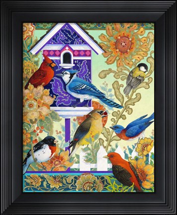 Framed Backyard Gathering Print