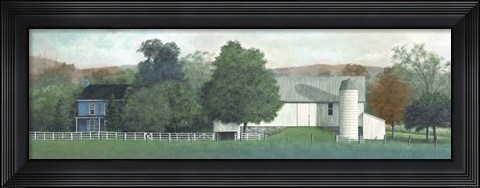 Framed Early October Teal Print