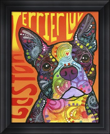 Framed Boston Luv Print