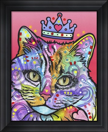 Framed Love Cat 5 Print