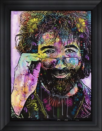Framed Jerry Garcia 2 Print